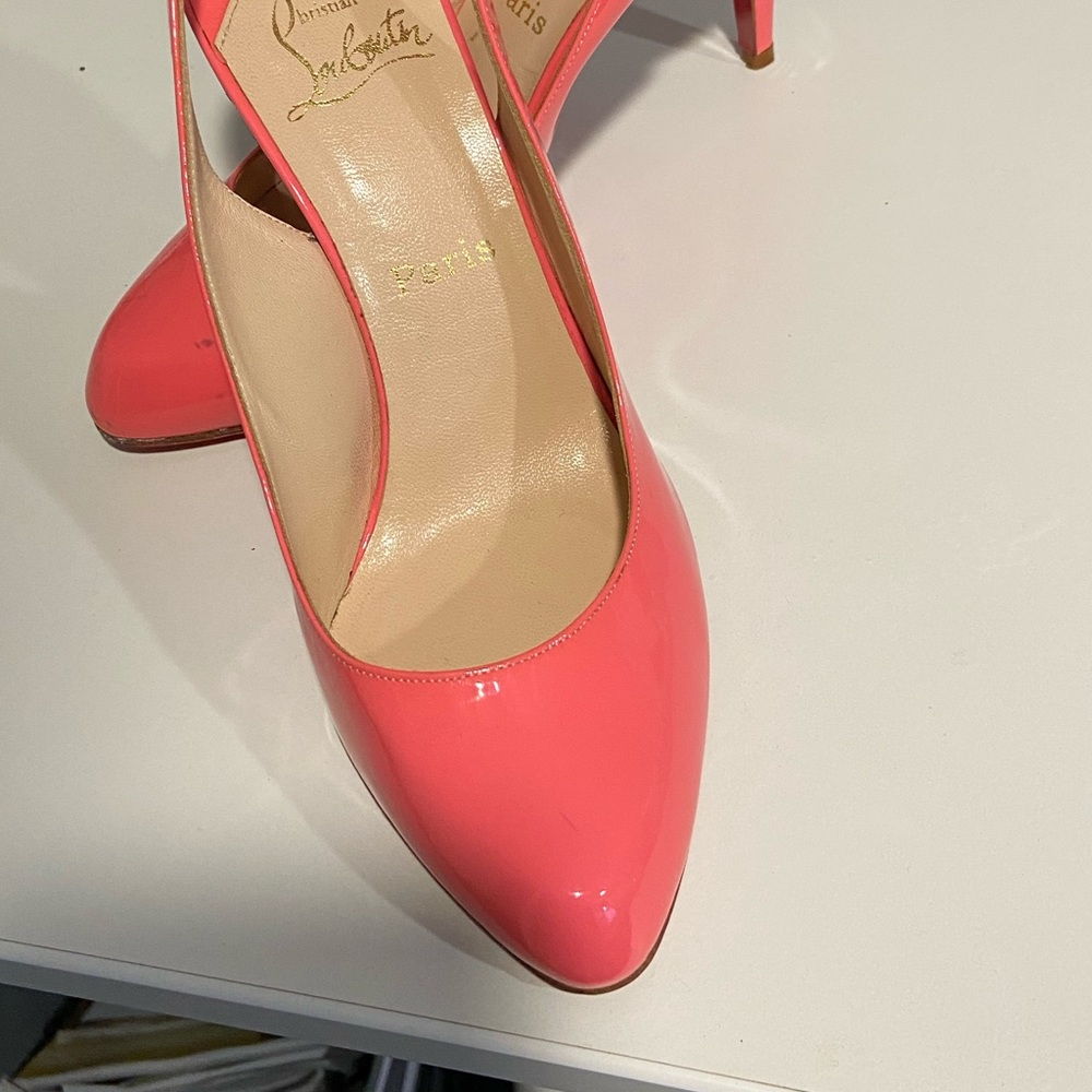 Christian Louboutin Pink Slingbacks AUTHENTICATED